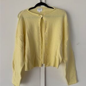Butter Yellow Cardigan
